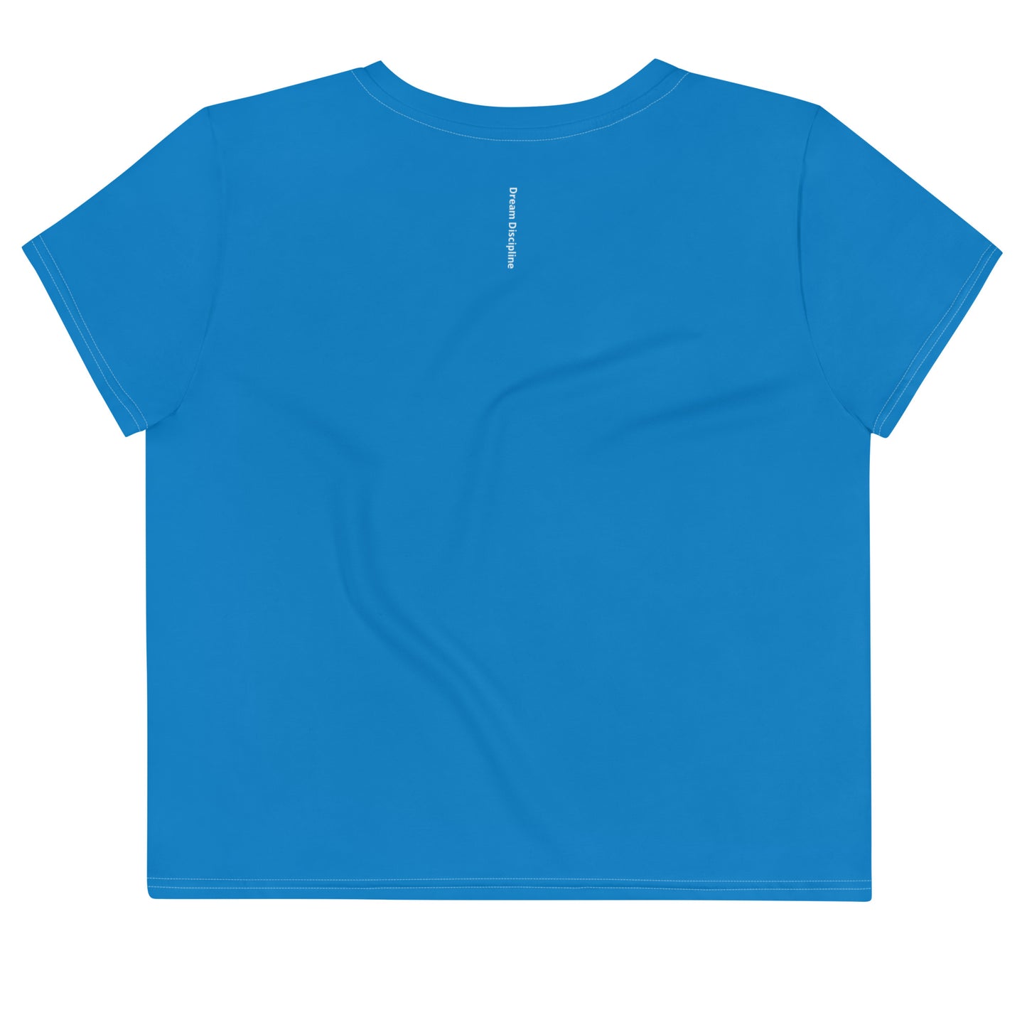 Dream Discipline Blue Cropped T-Shirt