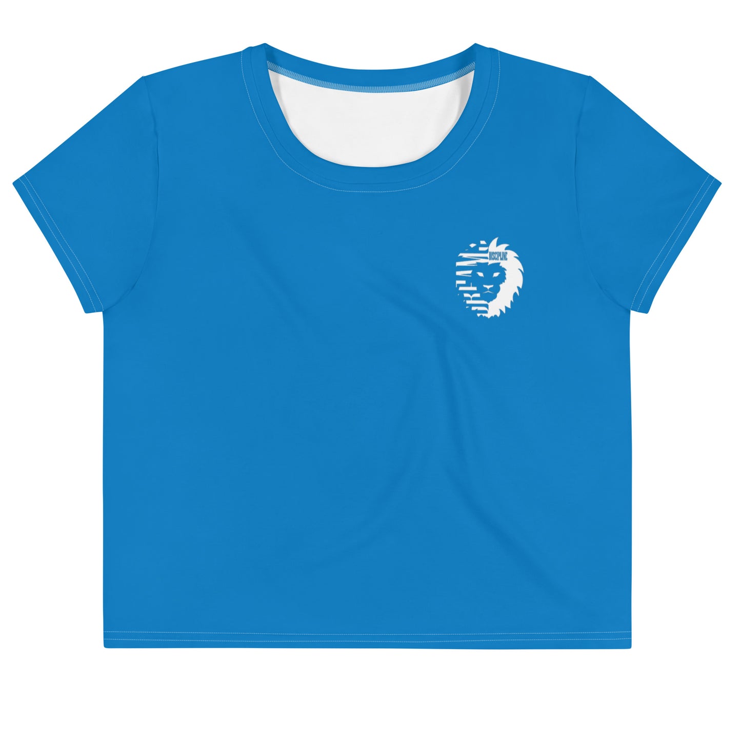 Dream Discipline Blue Cropped T-Shirt