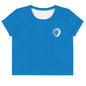 Dream Discipline Blue Cropped T-Shirt