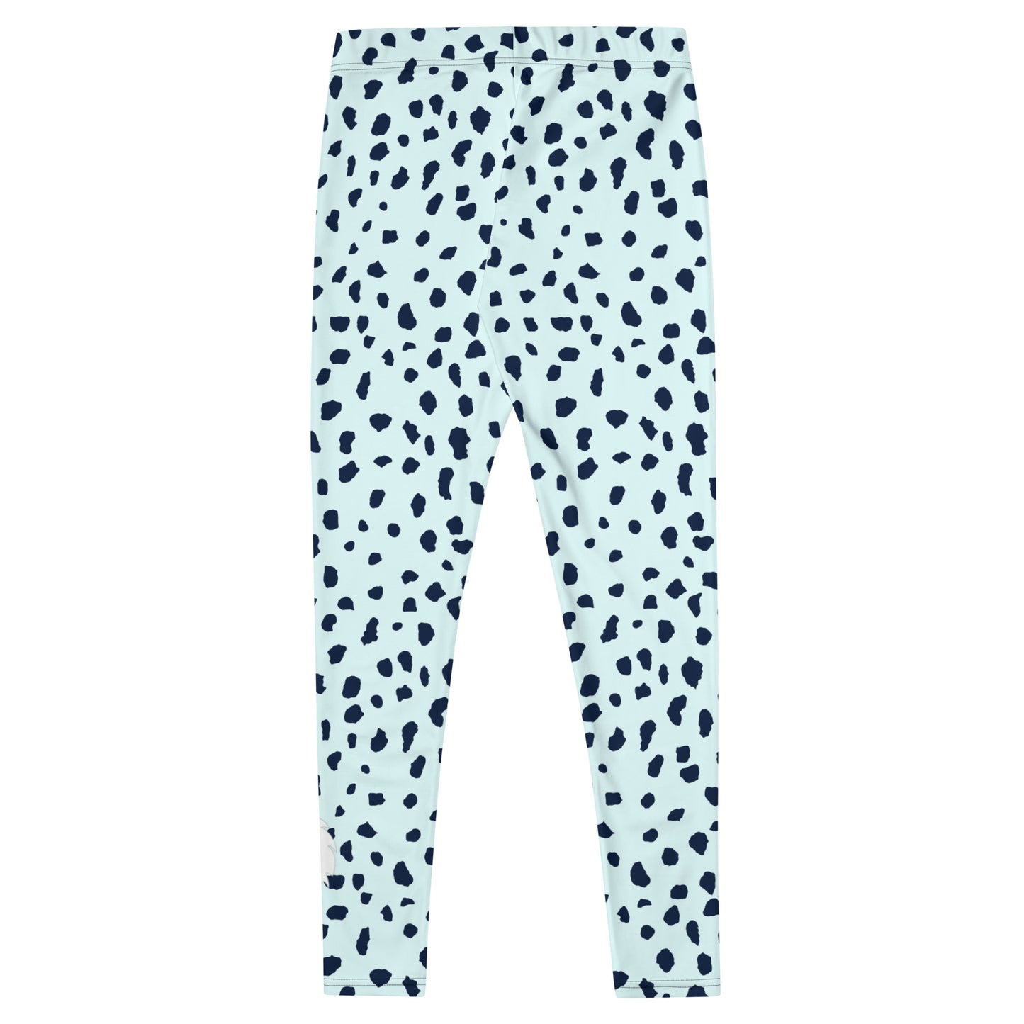 Dream Discipline Blue Polka Dot Leggings