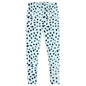 Dream Discipline Blue Polka Dot Leggings