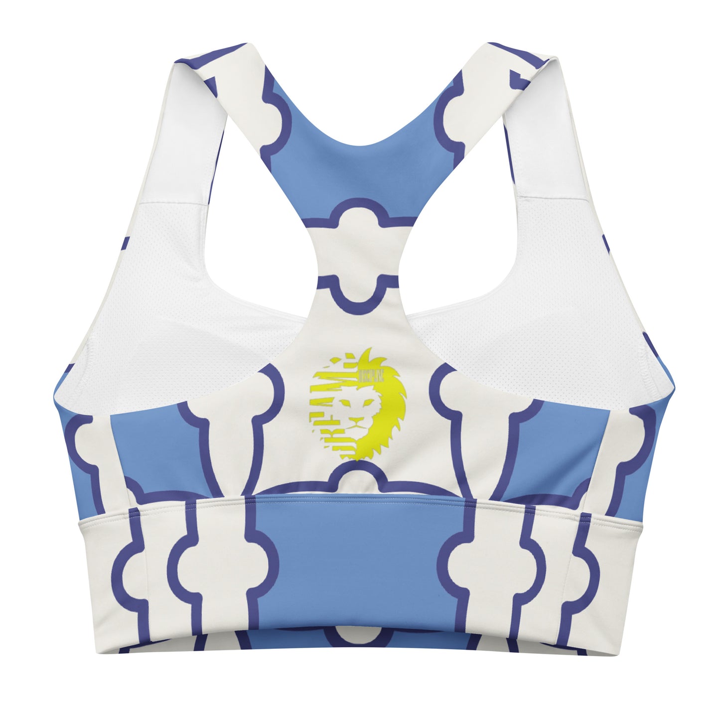 Dream Discipline Blue and White Sportsbra