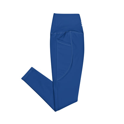 Dream Discipline Blue Leggings (with pockets)