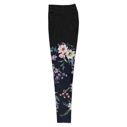 Dream Discipline Floral  Leggings